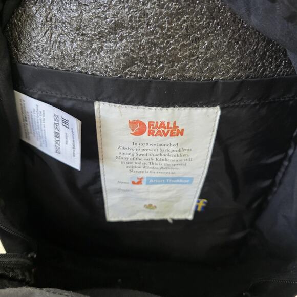 Fjallraven Kanken Rainbow Mini Pride Backpack Black 7L F Small Daypack - Picture 13 of 13